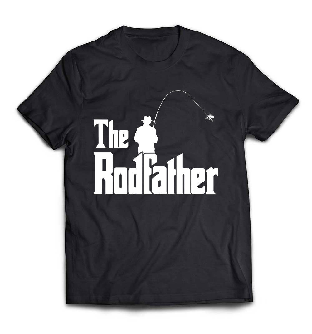 Men’s The Rodfather Funny Fisherman T-Shirt: Embrace Your Fishing Legacy